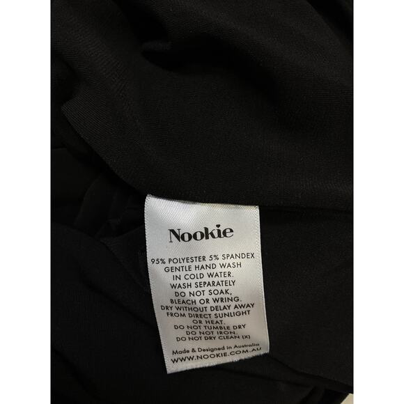 Nookie 'Alyssa' Black Chain Midi Dress Size M - Picture 5 of 5
